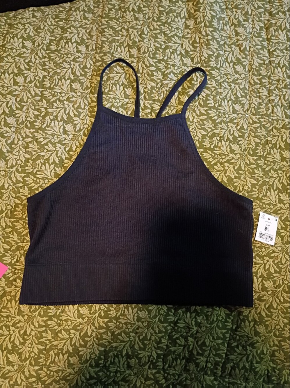 Ardene Black Ribbed Tank